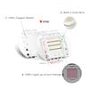CHANZON High Power Led Chip 30W Infrared (IR 850nm / Input 900mA / DC 14V - 16V / 30 Watt) SMD COB Light Emitter Diode Components 30 W Night Vision Bulb Lamp Beads for DIY Lighting/CCTV Cameras view 3