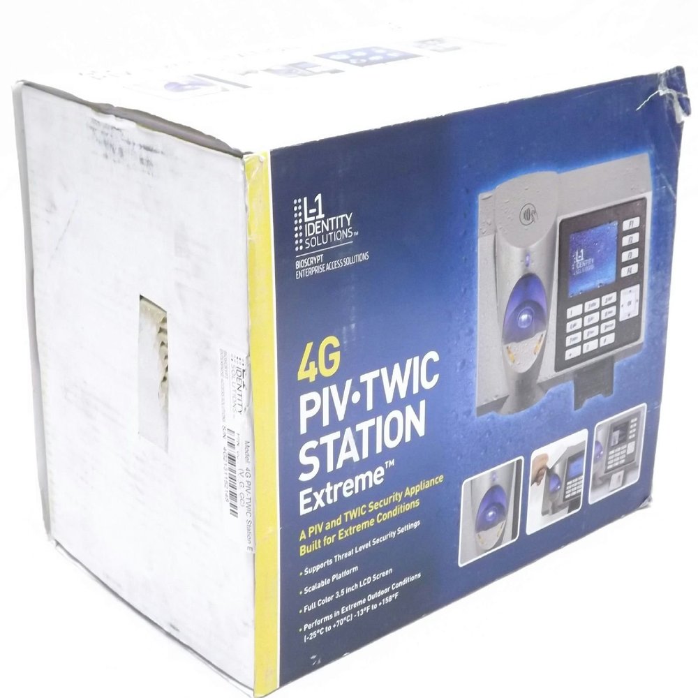 BioScrypt/L-1 IDENTITY 4G PIV-TWIC Station Extreme EPTVGGC (V, G, GC) - 881-4GE-072-01-05-005