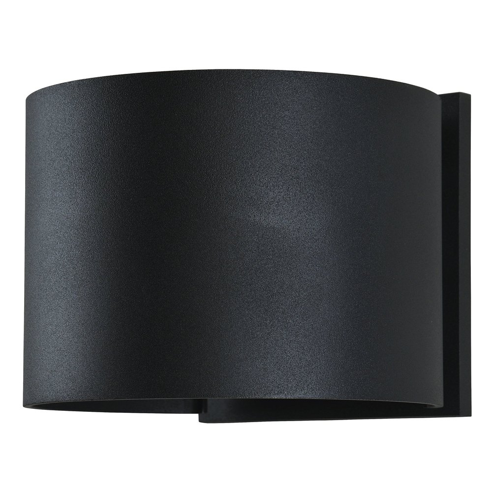 Access Lighting 20399LEDMGRND-BL Curve Outdoor Wall Light, 2-Light 6 Total Watts, Black