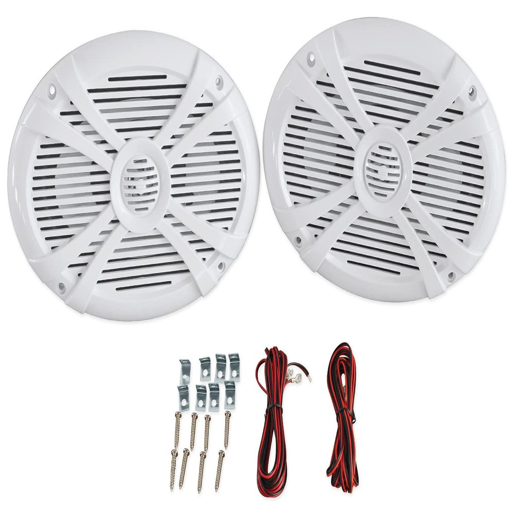 Rockville Pair RMSTS69W 6x9 1000W Peak Per Pair Marine Boat Speakers 4-Ohm, Waterproof, PEI Dome Tweeter, High Power Handling, for Marine and Outdoor Audio