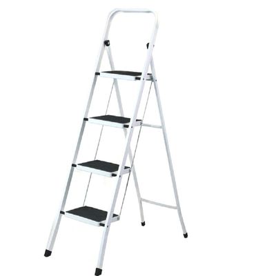 Uniware Heavy Duty Steel Step Ladder with Anti Slip Floors, Max Weight 150 KG /330 LB (2 Step Ladder)
