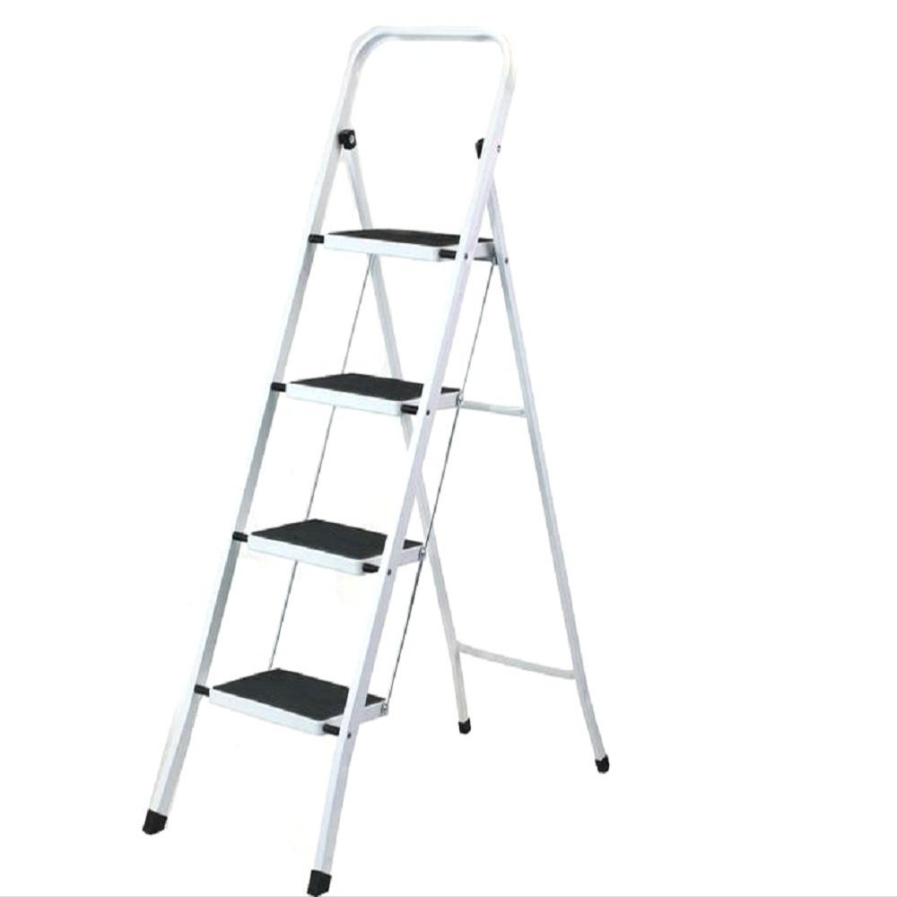 Uniware Heavy Duty Steel Step Ladder with Anti Slip Floors, Max Weight 150 KG /330 LB (2 Step Ladder)