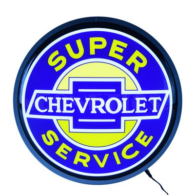 Neonetics Super Chevrolet Service Backlit LED Lighted Sign, 15"