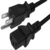 10 Feet (3 Meters) 14AWG Heavy Duty 3 Prong Monitor (Universal Power Cord) Computer Power Cord 10ft (3M) 3 conductor (IEC320 C13 to NEMA 5-15P) 15 Amp AC Power Cable CNE591674 view 1