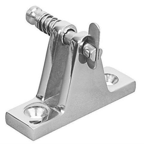 Marine Part Depot Top Stainless Steel Deck Hinge with Pin