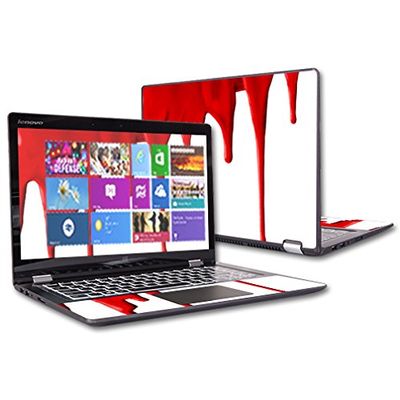 MightySkins Skin Compatible with Lenovo Yoga 700 11.6" Screen case wrap Cover Sticker Skins Blood Drip