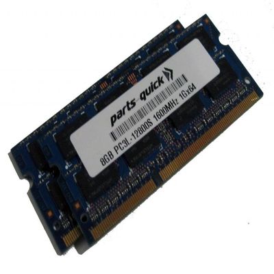 16GB (2 X 8GB) Kit Memory for ACER Aspire ES1-521-266Z DDR3L PC3L-12800 SODIMM RAM (PARTS-QUICK Brand)