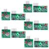 HiLetgo 5 Sets 433M Transmitter + Receiver Kit High Frequency Super Regenerative Transceiver Module for Burglar Alarm view 1