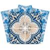 Authentic Tile Stickers by Mi Alma 24 PC Set Spanish Design Wall Tile Decal Perfect for Kitchen Backsplash or Bathroom Tiles Vinyl Art Easy to Install Peel and Stick (6x6 Inch, Talavera Blue H205) view 1