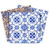 Authentic Tile Stickers by Mi Alma 24 PC Set Spanish Design Wall Tile Decal Perfect for Kitchen Backsplash or Bathroom Tiles Vinyl Art Easy to Install Peel and Stick (8x8 Inch, Talavera Brown H207) view 1