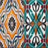 Authentic Tile Stickers by Mi Alma 24 PC Set Spanish Design Wall Tile Decal Perfect for Kitchen Backsplash or Bathroom Tiles Vinyl Art Easy to Install Peel and Stick (6x6 Inch, Green Orange H203) view 1