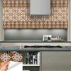Authentic Tile Stickers by Mi Alma 24 PC Set Spanish Design Wall Tile Decal Perfect for Kitchen Backsplash or Bathroom Tiles Vinyl Art Easy to Install Peel and Stick (8x8 Inch, H211) view 4