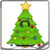 Cute Cartoon Christmas Tree Vinyl Decal Sticker Skin by Debbie's Designs for Nook Color & Nook Tablet by Barnes and Noble view 1