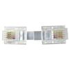 InstallerParts RJ11 Modular Telephone Cord Extension- Reverse Wiring, Silver (25FT) view 2