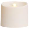 Luminara Outdoor Flameless Candle: Plastic Finish, Unscented Moving Flame Candle with Timer (5" Ivory) view 1