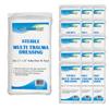 Primacare WT-7705-CS Pack of 25 First Aid Sterile Multi Trauma Gauze Pad Dressing for Stopping Heavy Bleeding in Large Open Wounds, Treating Lacerations and Piercing Injuries, 30" x 12", White view 1