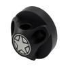 Combo VMS Racing 50 Cal Caliber BLACK with SILVER TIP BULLET ANTENNA & BLACK HOUSING Cover in Billet Aluminum Stubby Short for Jeep Wrangler JK Sahara Sport Rubicon Unlimited Freedom Fifty view 2