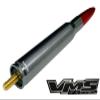 Combo VMS Racing 50 Cal Caliber GUNMETAL with RED TIP BULLET ANTENNA & BLACK HOUSING Cover in Billet Aluminum Stubby Short for Jeep Wrangler JK Sahara Sport Rubicon Unlimited Freedom Fifty view 3