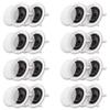 Acoustic Audio CS-IC63 in Ceiling 6.5" Speaker 8 Pair Pack 3 Way Home Theater Flush Mount view 1