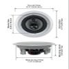 Acoustic Audio CS-IC63 in Ceiling 6.5" Speaker 8 Pair Pack 3 Way Home Theater Flush Mount view 2