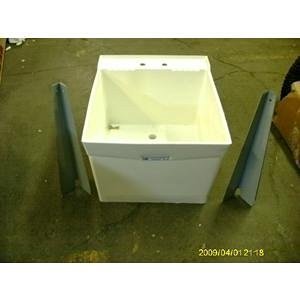 Mustee Utilatub 20 in. W x 24 in. D Single Polypropylene Laundry Tub