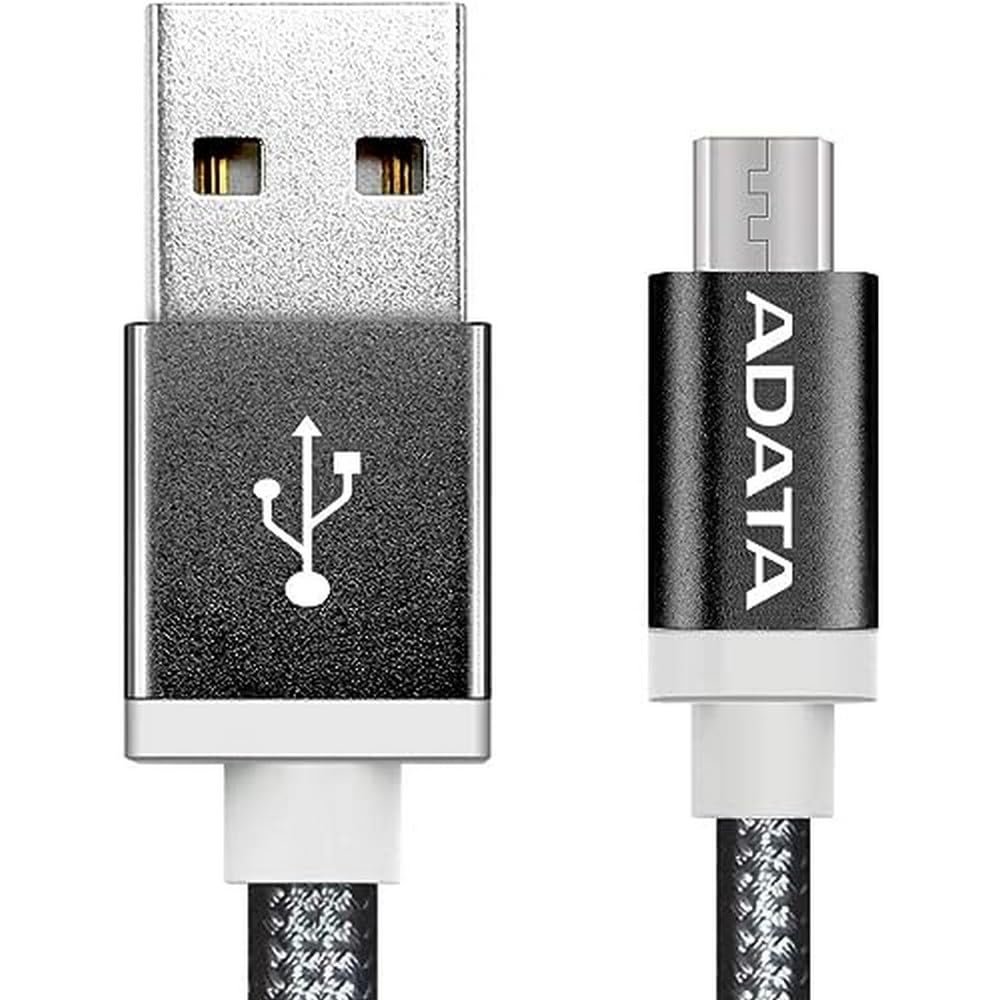ADATA 1 m, USB2.0-A/USB2.0 Micro-B 1 m USB to Micro-USB B Black