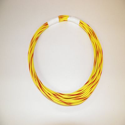 18 Ga Awg Yellow/Red Striped Automotive/General Purpose GXL Wire .94 O.D. 25' Superior Abrasion Resistance, High Heat, Resist grease,Oil, Gasoline,Acids