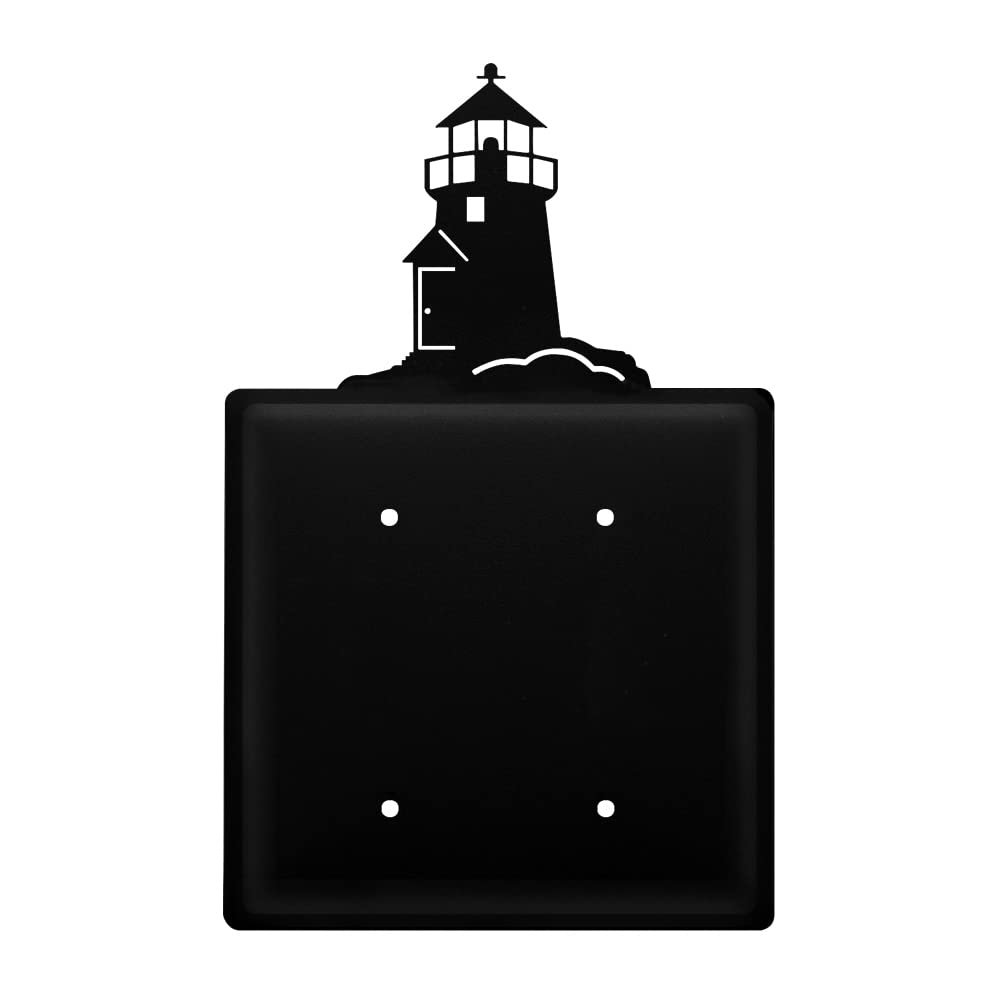 Village Wrought Iron Lighthouse Double Blank Cover