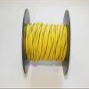 Yellow/Brown Striped, 18 GA AWG GXL Wire, 100' Spool, For Automotive, Truck, Motorcycle, RV. General Purpose Copper Wire .94O.D. Abrasion Resistance, High Heat view 1