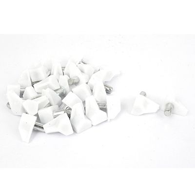 uxcell 30pcs Cabinet Cupboard 5mm Metal Shelf Support Pins White
