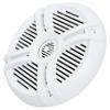 Rockville RWB90W Bundle: (2) 8-in 300-Watt White Marine Wakeboard Tower Speakers, (2) RMSTS65W 6.5-in 2-Way Speakers, Krypton MF4 2400/600-Watt 4-Channel Amplifier, RMWK4 Wiring Kit, 6-Items view 3