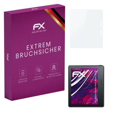 atFoliX Plastic Glass Protective Film compatible with Amazn Kindl Oasis Model 2016, 9H Hybrid-Glass FX Screen Protector