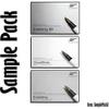 Elite Screens Sample Pack! Includes 3 of Elite's Most Popular Front Projection Screen Materials. Includes one Sample Swatch of: CineGrey5D, CineGrey, CineWhite UHD-B (SAMPLEPACK3) view 2