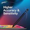 BoxWave Universal AccuPoint Active Stylus, Electronic Stylus with Ultra Fine Tip - Jet Black, Stylus Pen for Smartphones and Tablets view 2