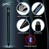BoxWave Universal AccuPoint Active Stylus, Electronic Stylus with Ultra Fine Tip - Jet Black, Stylus Pen for Smartphones and Tablets view 3
