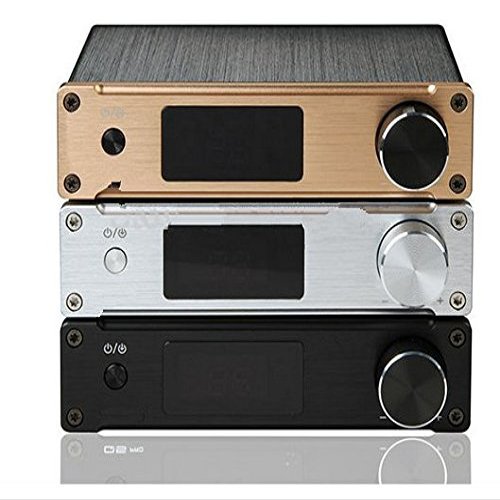 GOWE 192khz Optical Coaxial USB DAC Amplifier Digital high power 45wx2 AMP with Remote Control color:golden