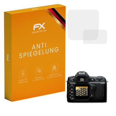 atFoliX Screen Protector compatible with Nikon D50 Screen Protection Film, anti-reflective and shock-absorbing FX Protector Film (Set of 3)