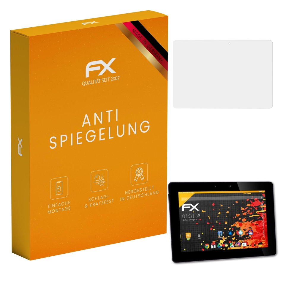 atFoliX Screen Protector compatible with Asus Eee Pad Transformer Prime TF201 Screen Protection Film, anti-reflective and shock-absorbing FX Protector Film (2X)