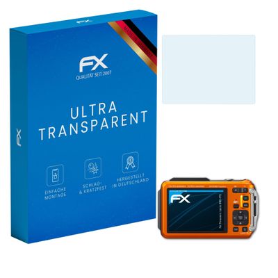 atFoliX Screen Protection Film compatible with Panasonic Lumix DMC-FT5 Screen Protector, ultra-clear FX Protective Film (3X)