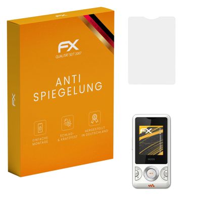 atFoliX Screen Protector compatible with Sony-Ericsson W205 Screen Protection Film, anti-reflective and shock-absorbing FX Protector Film (3X)