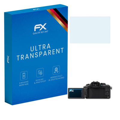 atFoliX Screen Protection Film compatible with Panasonic Lumix DMC-G2 Screen Protector, ultra-clear FX Protective Film (3X)