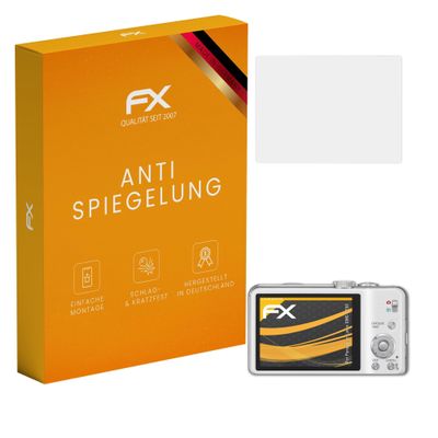 atFoliX Screen Protector compatible with Panasonic Lumix DMC-TZ30 Screen Protection Film, anti-reflective and shock-absorbing FX Protector Film (3X)