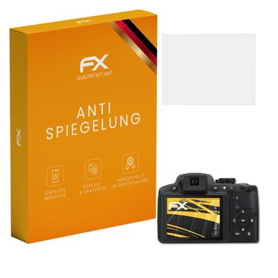 atFoliX Screen Protector compatible with Nikon Coolpix P510 Screen Protection Film, anti-reflective and shock-absorbing FX Protector Film (3X)