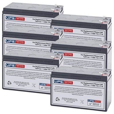 UPS Battery Center RB1290X6PS Compatible - Replacement Battery Set