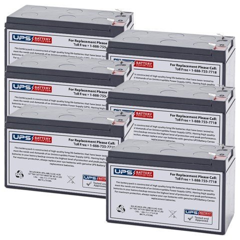 UPS Battery Center RB1290X6PS Compatible - Replacement Battery Set