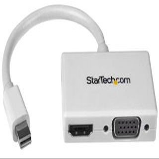 StarTech Accessory MDP2HDVGAW 2-in-1 Mini-DisplayPort to HDMI/VGA Converter A/V Adapter Retail