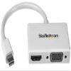 StarTech Accessory MDP2HDVGAW 2-in-1 Mini-DisplayPort to HDMI/VGA Converter A/V Adapter Retail view 1