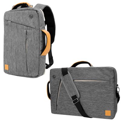 14" 13-inch Convertible Laptop Bag for Surface Laptop 5 4 13.5" 15", Surface Pro 9 8 X, Laptop Studio 14" (Grey)