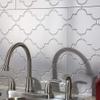 FASDE Monaco Decorative Vinyl Backsplash 15 sq ft Kit in Argent Silver view 3