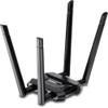 TRENDnet AC1900 High Power Dual Band Wireless USB Adapter, TEW-809UB, Stream 4K HD Video, Windows-Mac OS Compatible, NDAA & TAA Compliant, Increase Your Coverage, Detachable High Gain Antennas, Black view 1